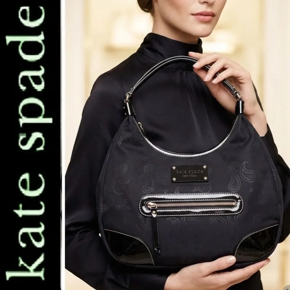 Kate Spade NY Nylon Leather Hobo